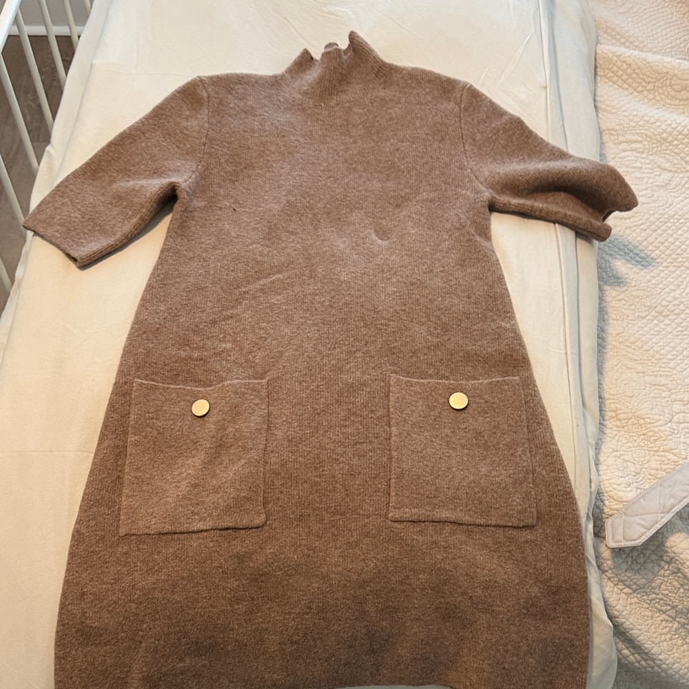 Zara Brown Mini Dress